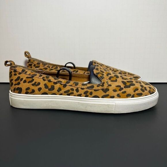 Womens GAP Cheetah Print Fall Slip On Shoes / Size 8 - Picture 2 of 9